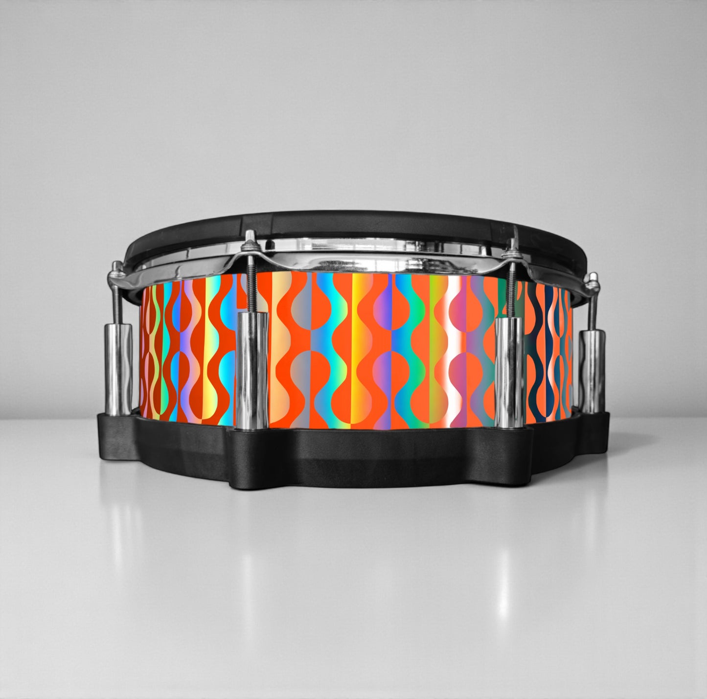 Negative Circles Drum Wrap