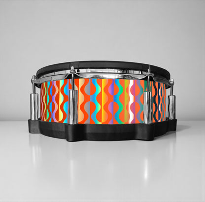 Negative Circles Drum Wrap