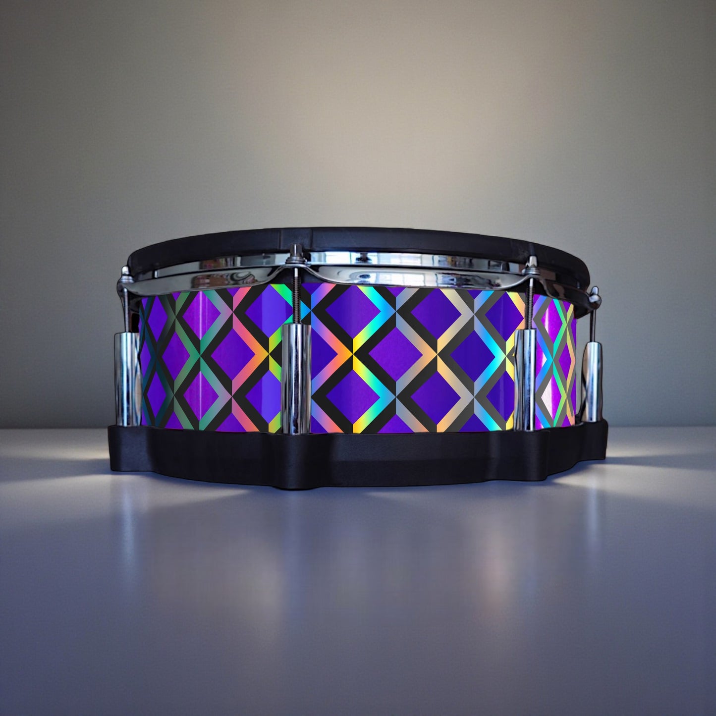 3D Tile Drum Wrap (Black Base)