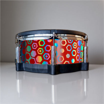 Hexagonal Fade Drum Wrap