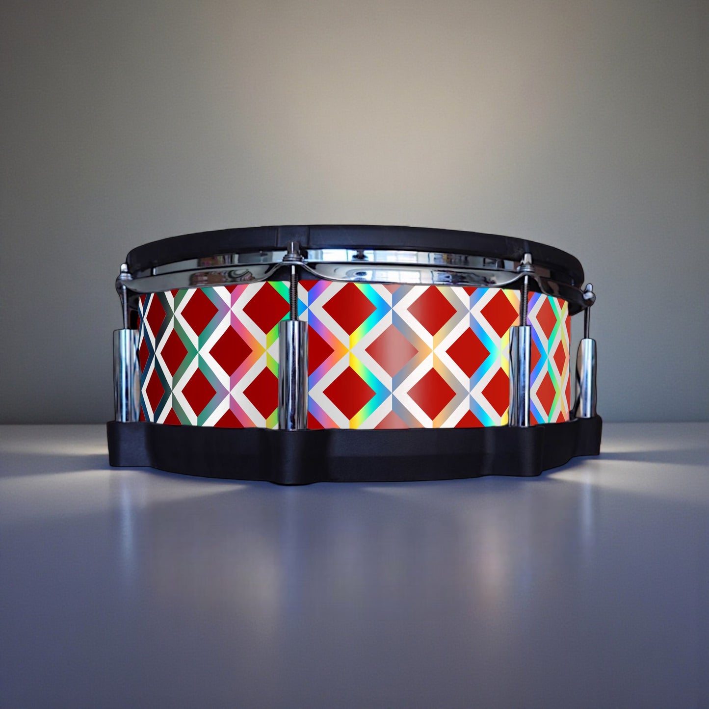 3D Tile Drum Wrap (White Base)