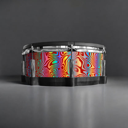 Psychedelic Swirl Drum Wrap