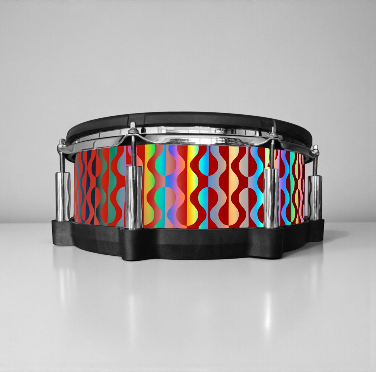 Negative Circles Drum Wrap