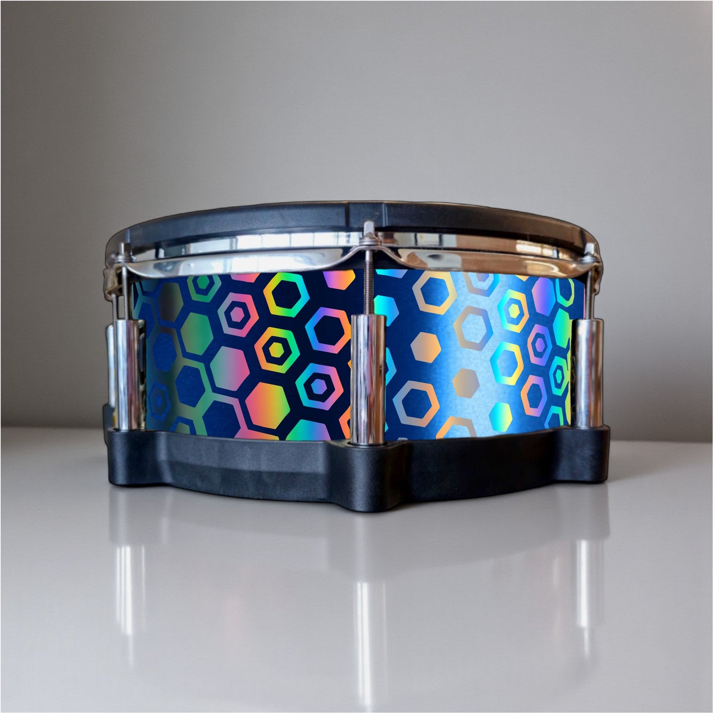 Hexagonal Fade Drum Wrap