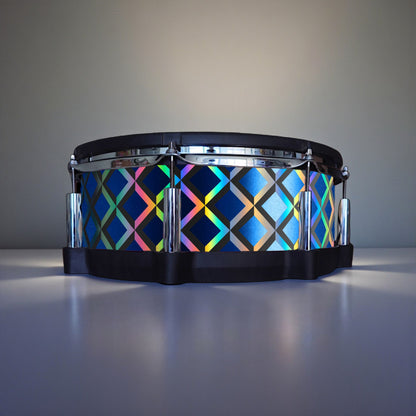 3D Tile Drum Wrap (Black Base)