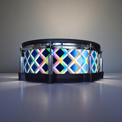 3D Tile Drum Wrap (White Base)