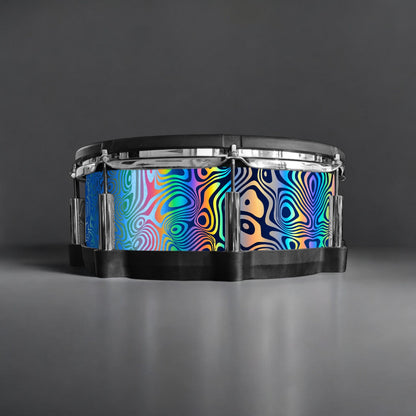 Psychedelic Swirl Drum Wrap