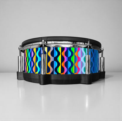 Negative Circles Drum Wrap