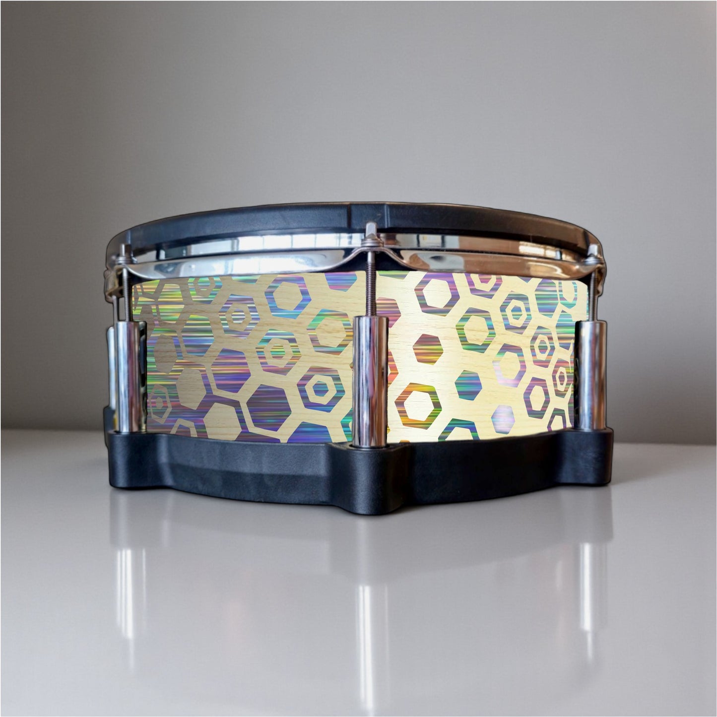Hexagonal Fade Drum Wrap