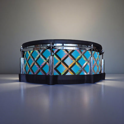 3D Tile Drum Wrap (Black Base)