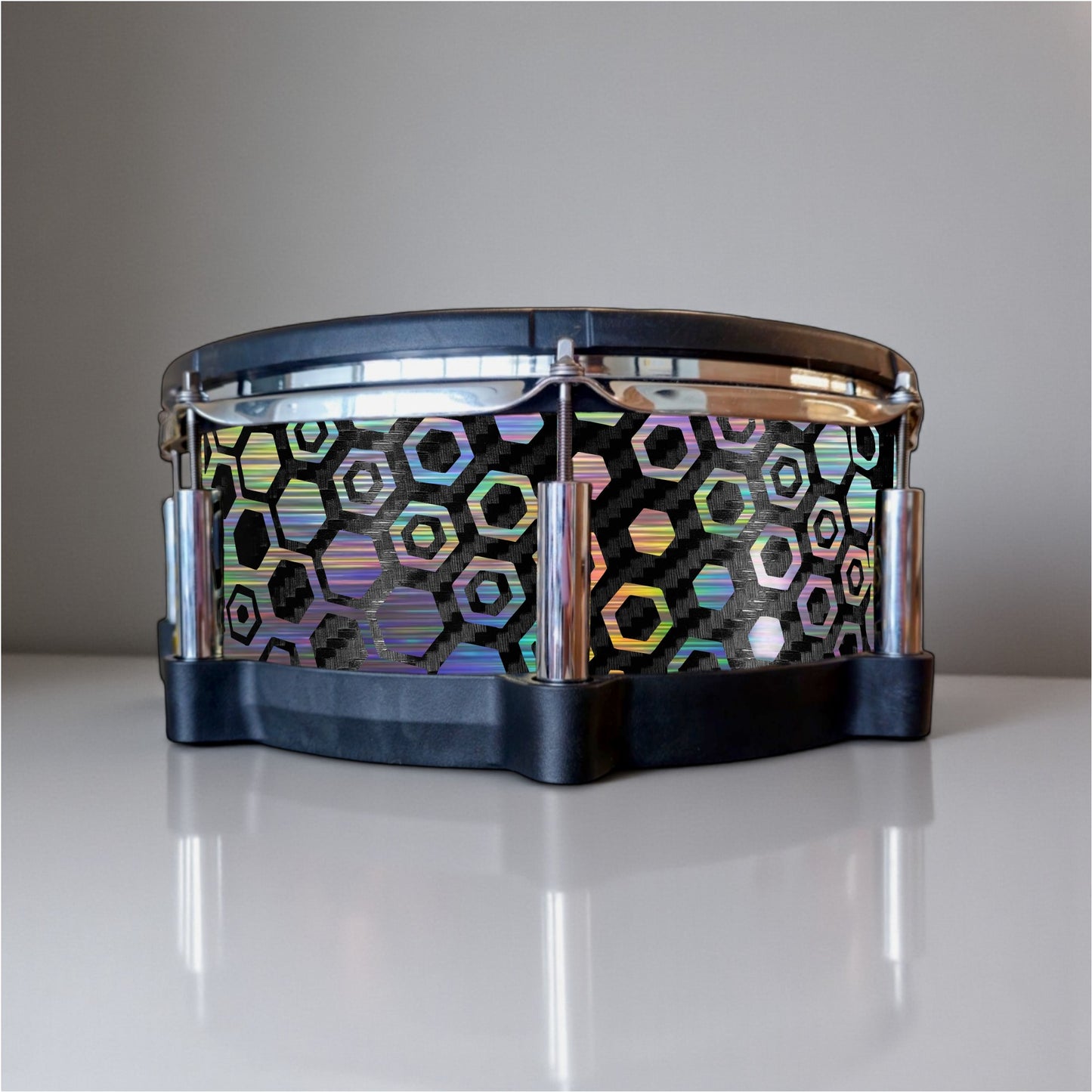 Hexagonal Fade Drum Wrap