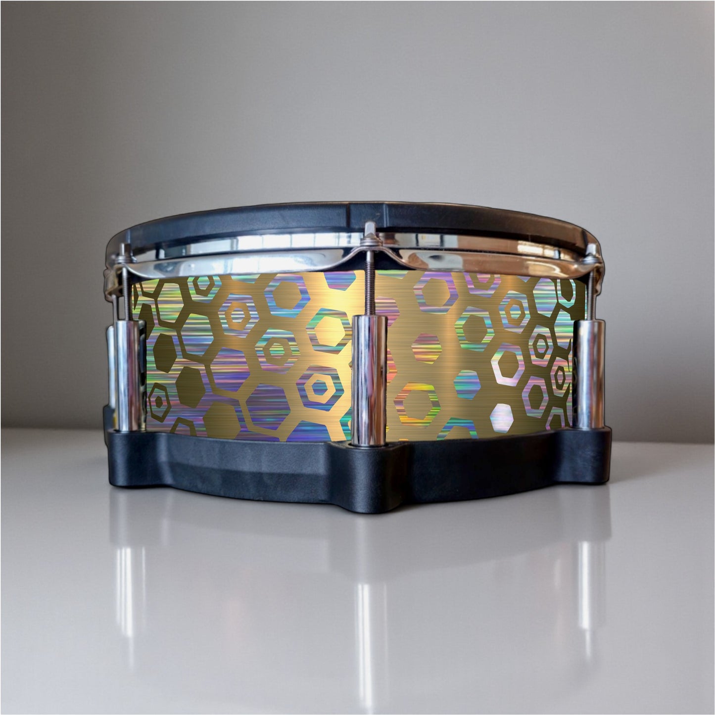 Hexagonal Fade Drum Wrap