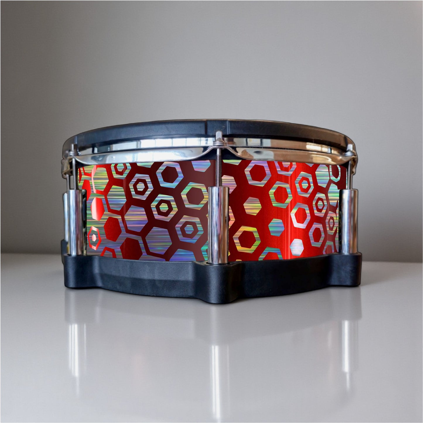 Hexagonal Fade Drum Wrap