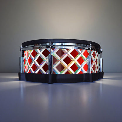 3D Tile Drum Wrap (White Base)