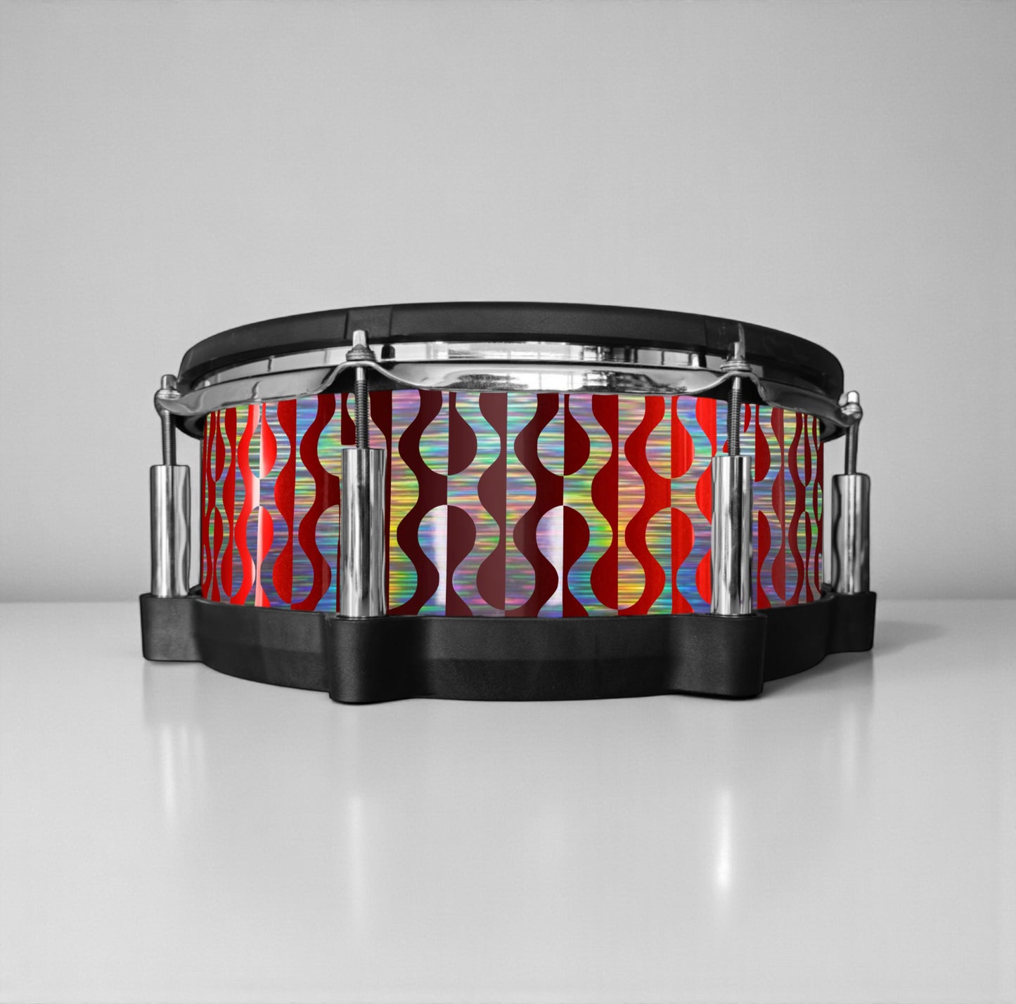 Negative Circles Drum Wrap