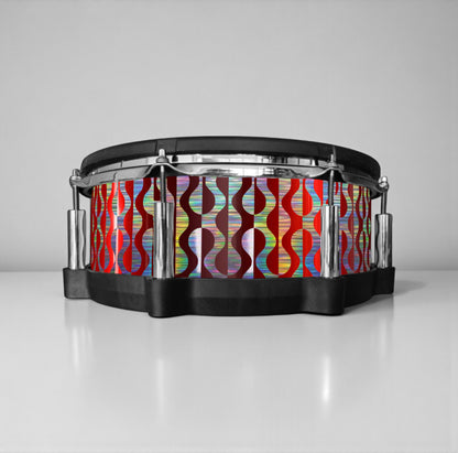 Negative Circles Drum Wrap