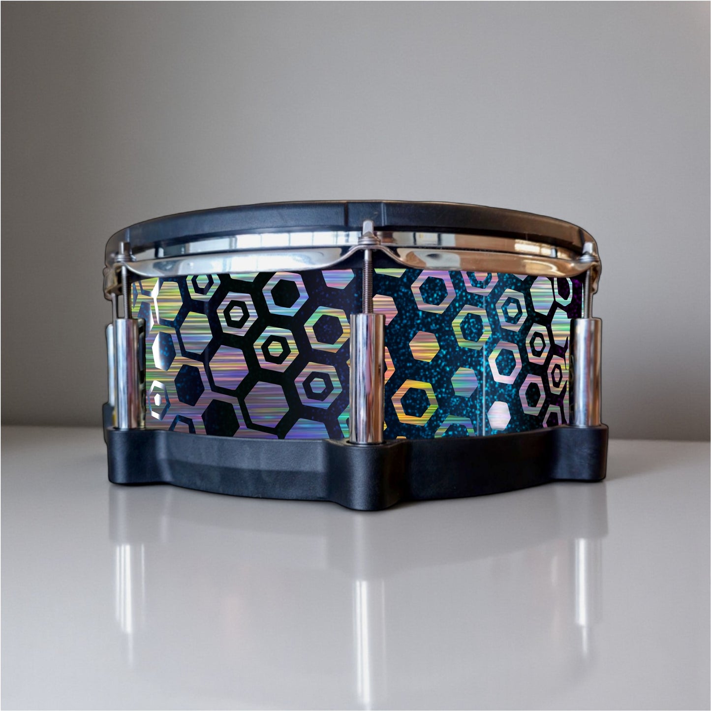 Hexagonal Fade Drum Wrap