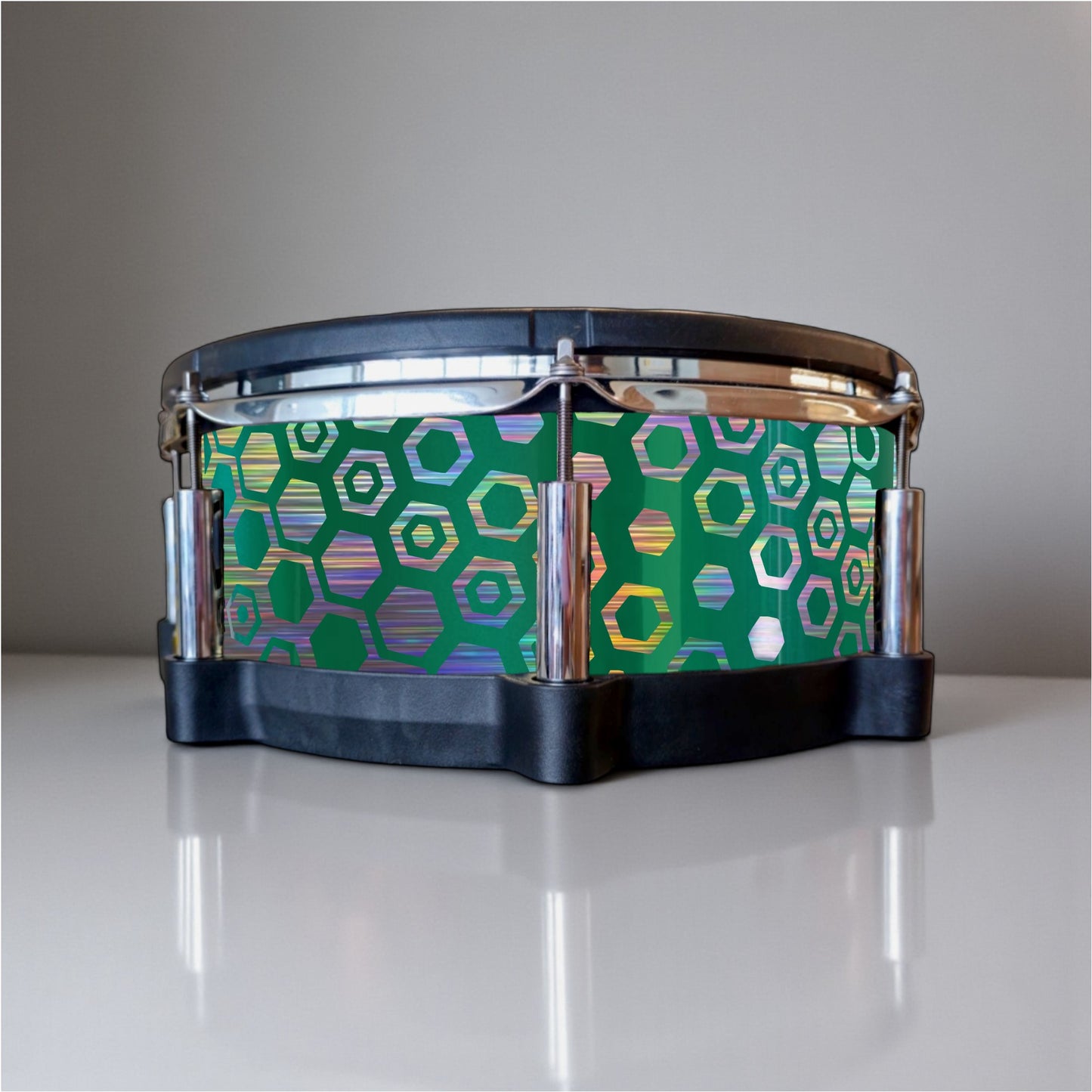 Hexagonal Fade Drum Wrap