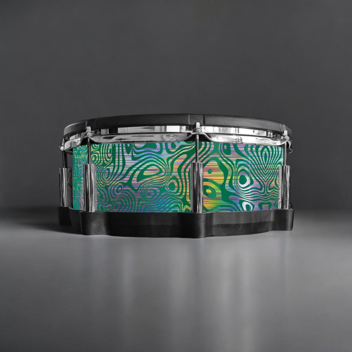 Psychedelic Swirl Drum Wrap