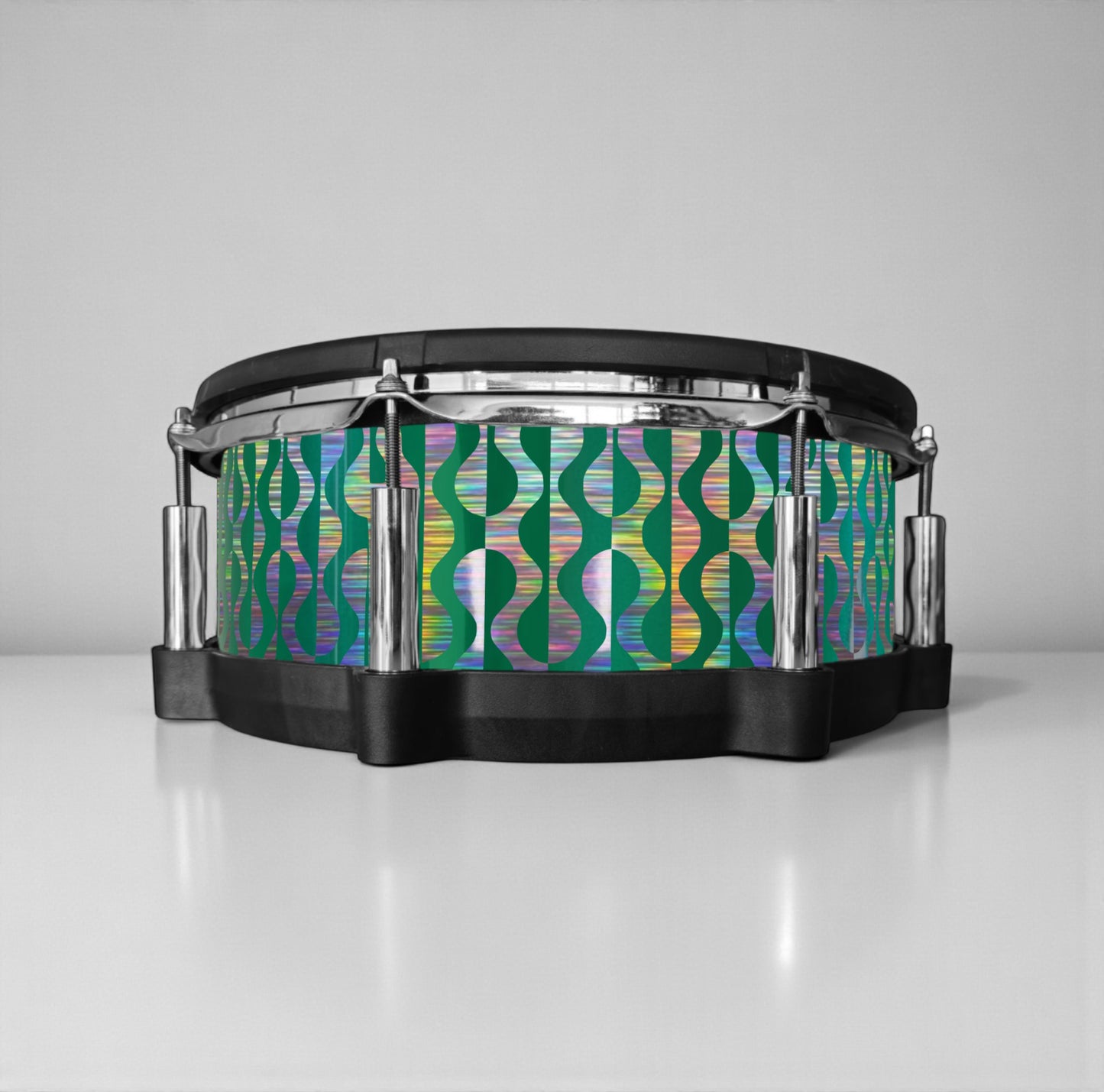 Negative Circles Drum Wrap