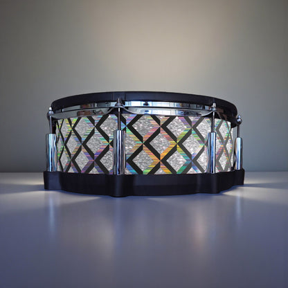 3D Tile Drum Wrap (Black Base)