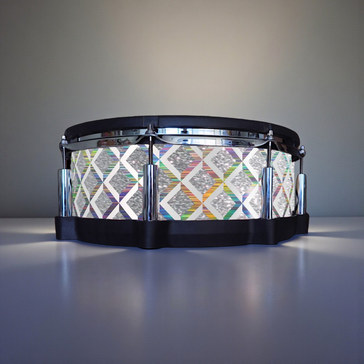 3D Tile Drum Wrap (White Base)