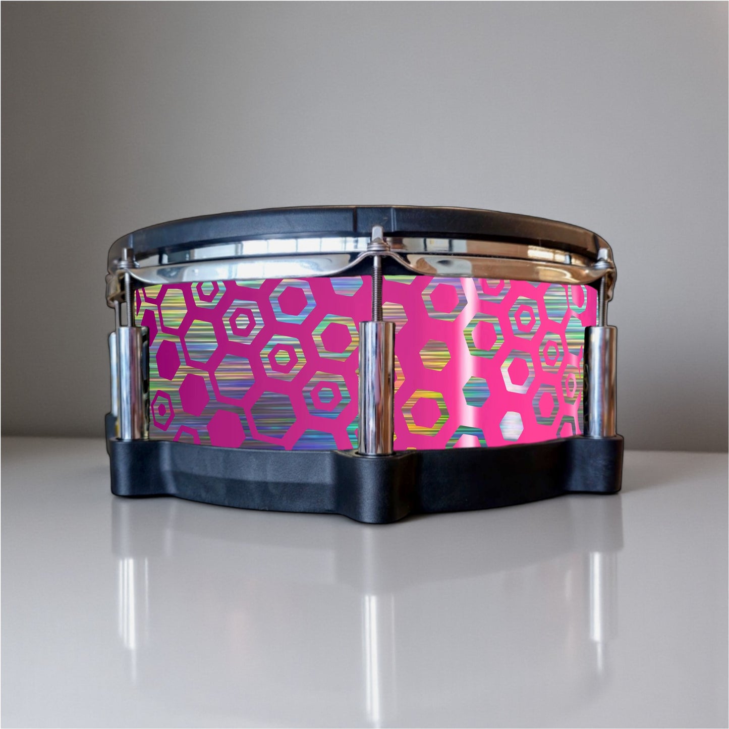 Hexagonal Fade Drum Wrap