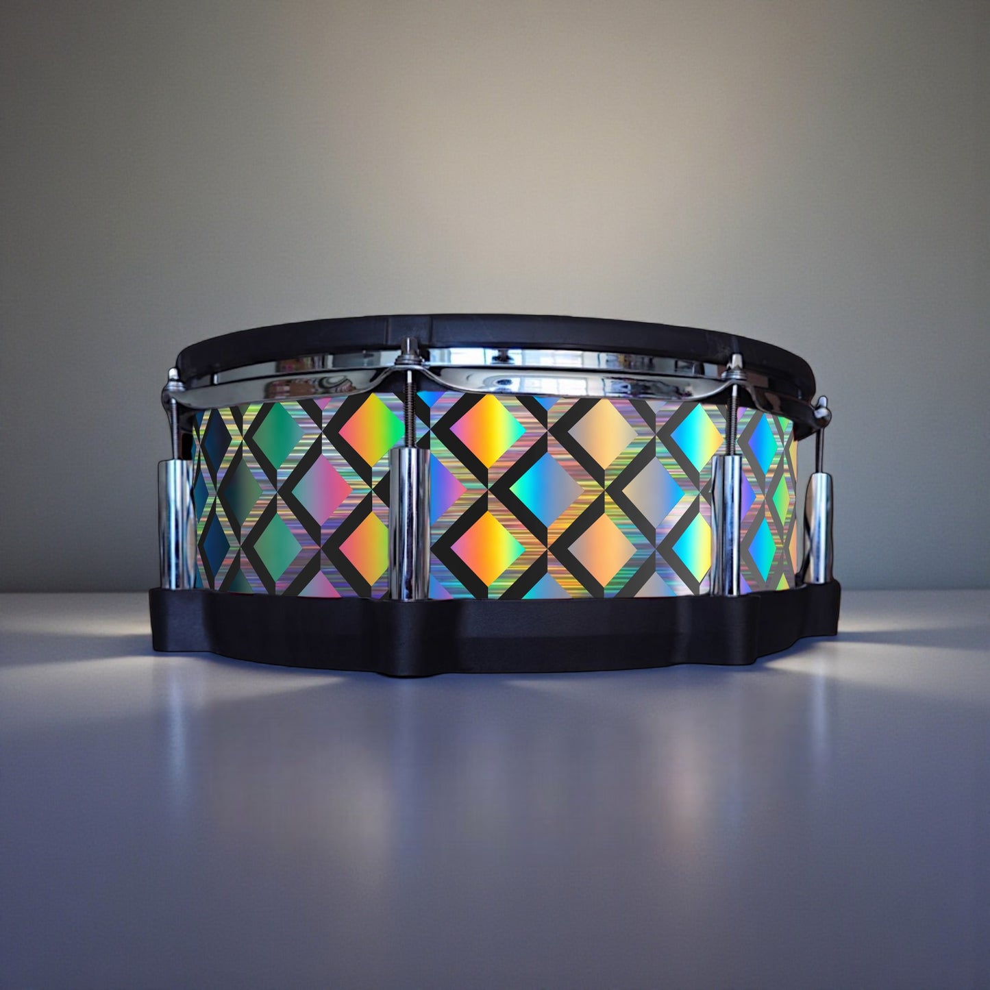 3D Tile Drum Wrap (Black Base)