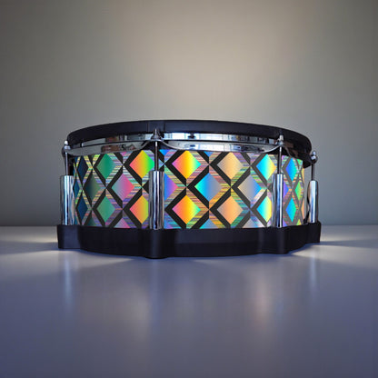 3D Tile Drum Wrap (Black Base)