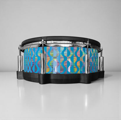 Negative Circles Drum Wrap