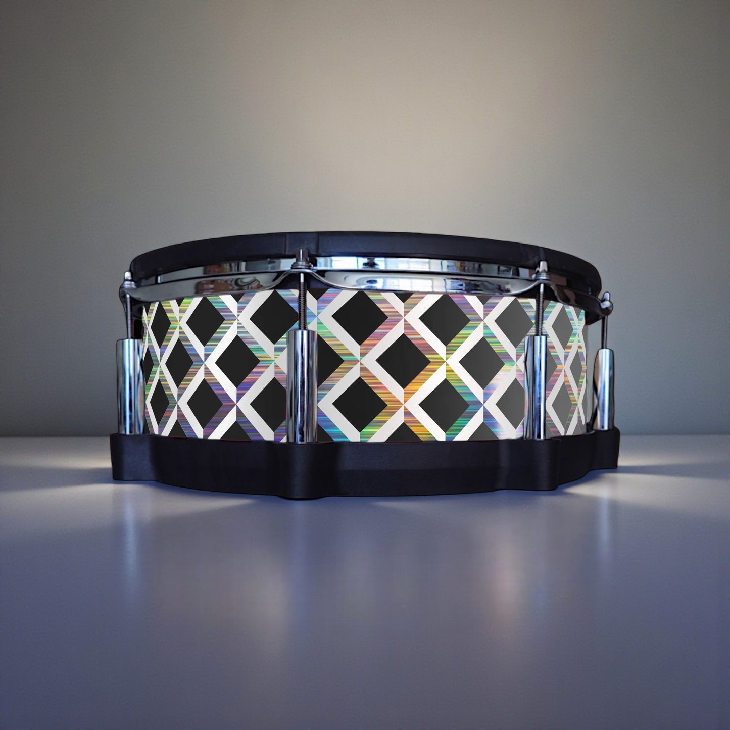 3D Tile Drum Wrap (White Base)