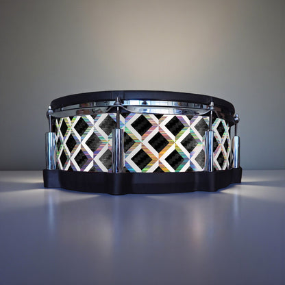 3D Tile Drum Wrap (White Base)