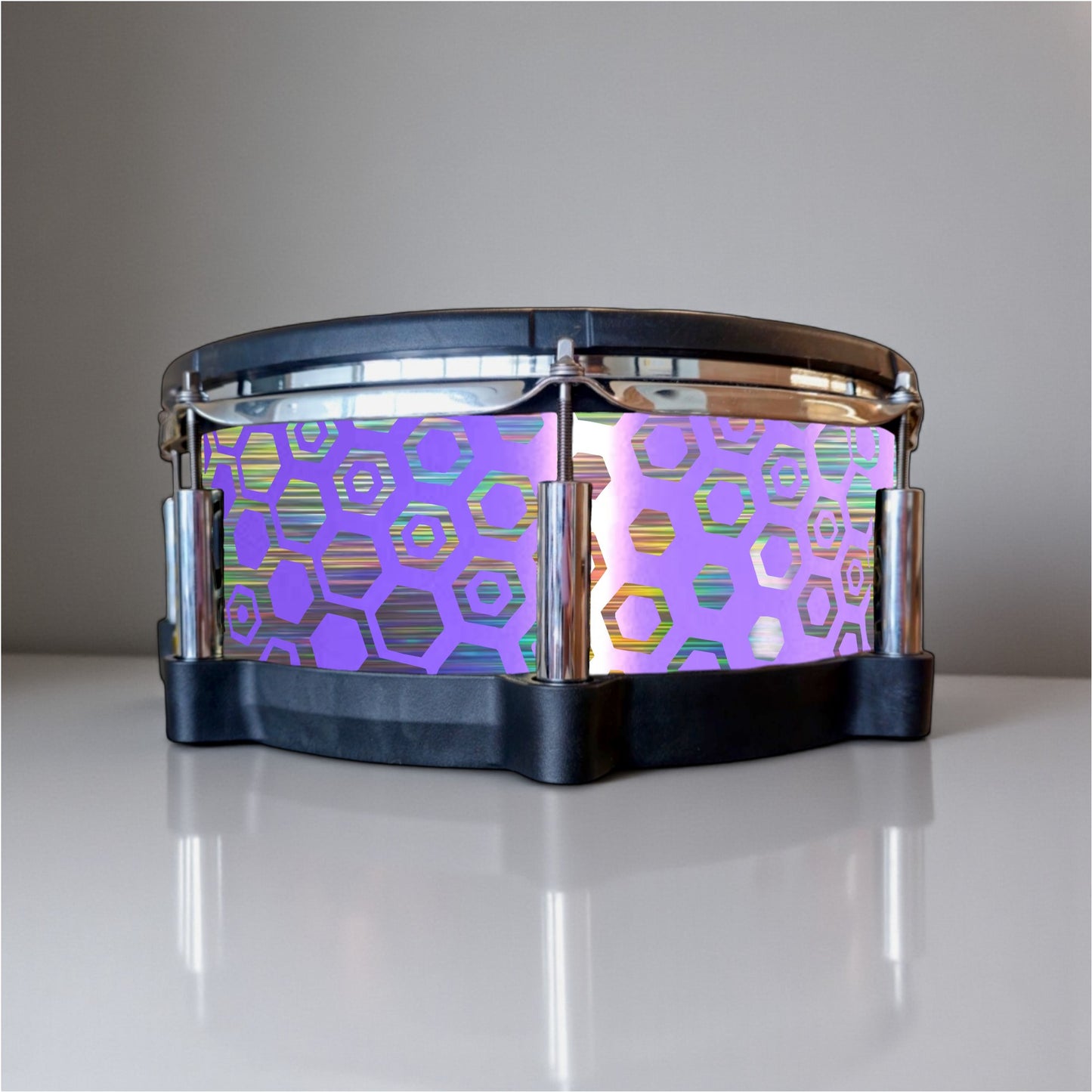 Hexagonal Fade Drum Wrap
