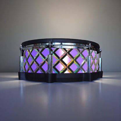 3D Tile Drum Wrap (Black Base)