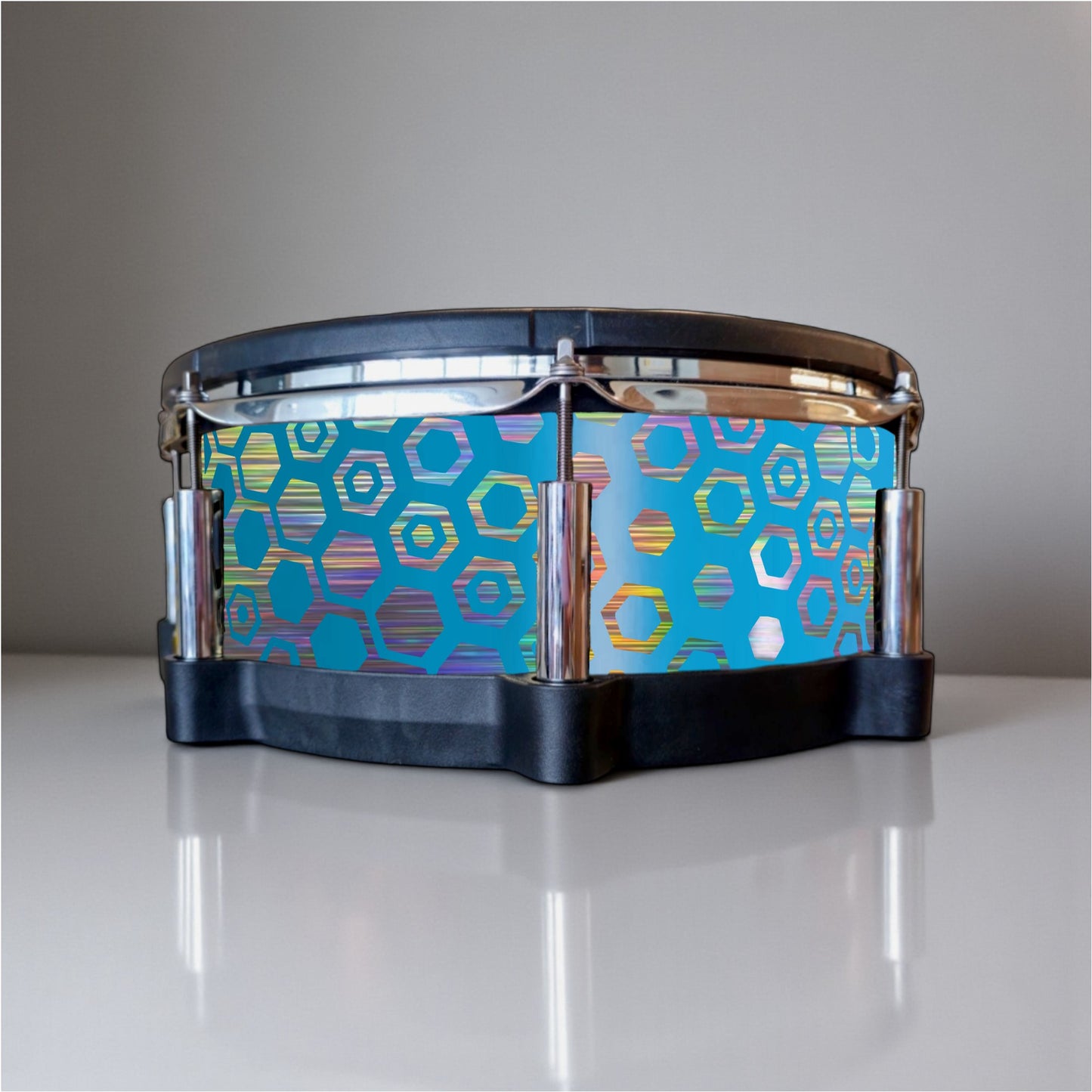 Hexagonal Fade Drum Wrap