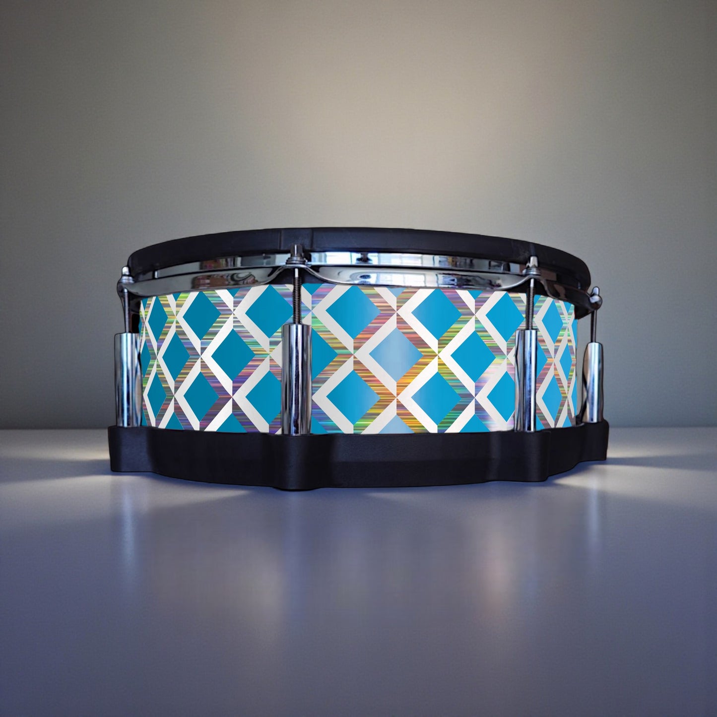 3D Tile Drum Wrap (White Base)