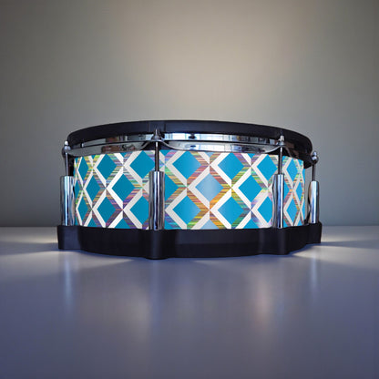 3D Tile Drum Wrap (White Base)