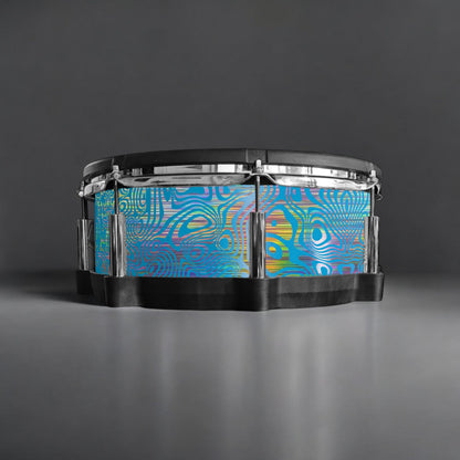Psychedelic Swirl Drum Wrap