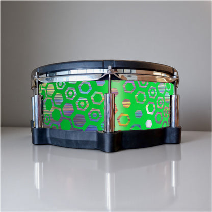 Hexagonal Fade Drum Wrap