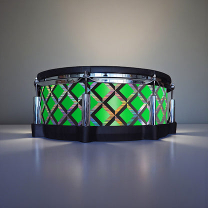 3D Tile Drum Wrap (Black Base)