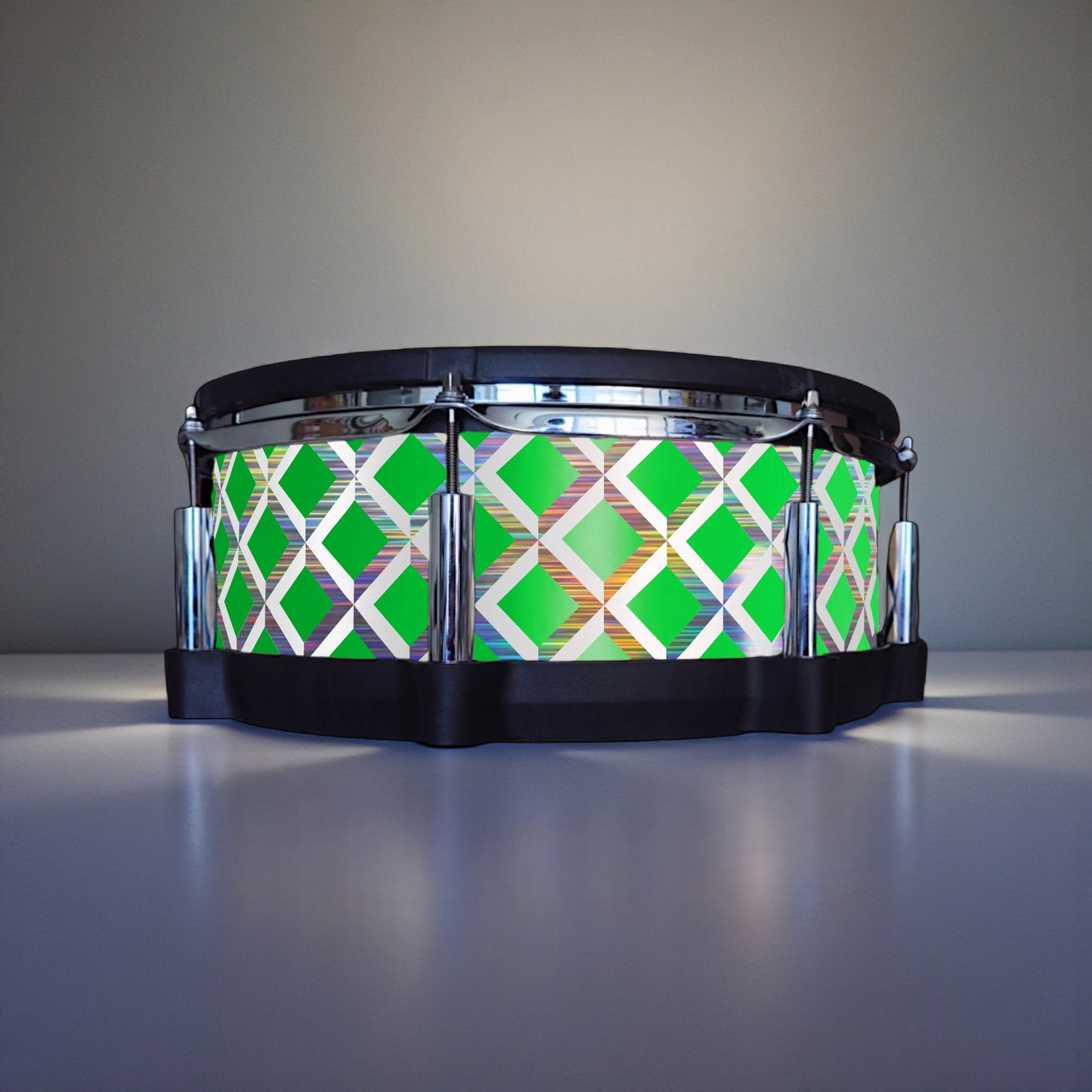 3D Tile Drum Wrap (White Base)