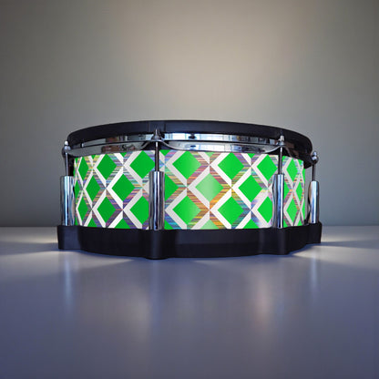 3D Tile Drum Wrap (White Base)