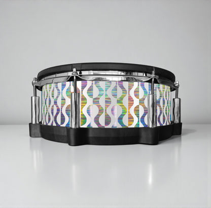 Negative Circles Drum Wrap