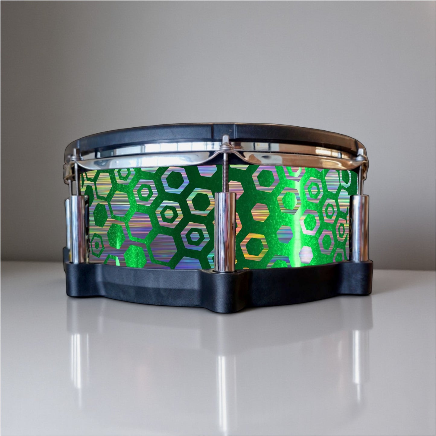 Hexagonal Fade Drum Wrap