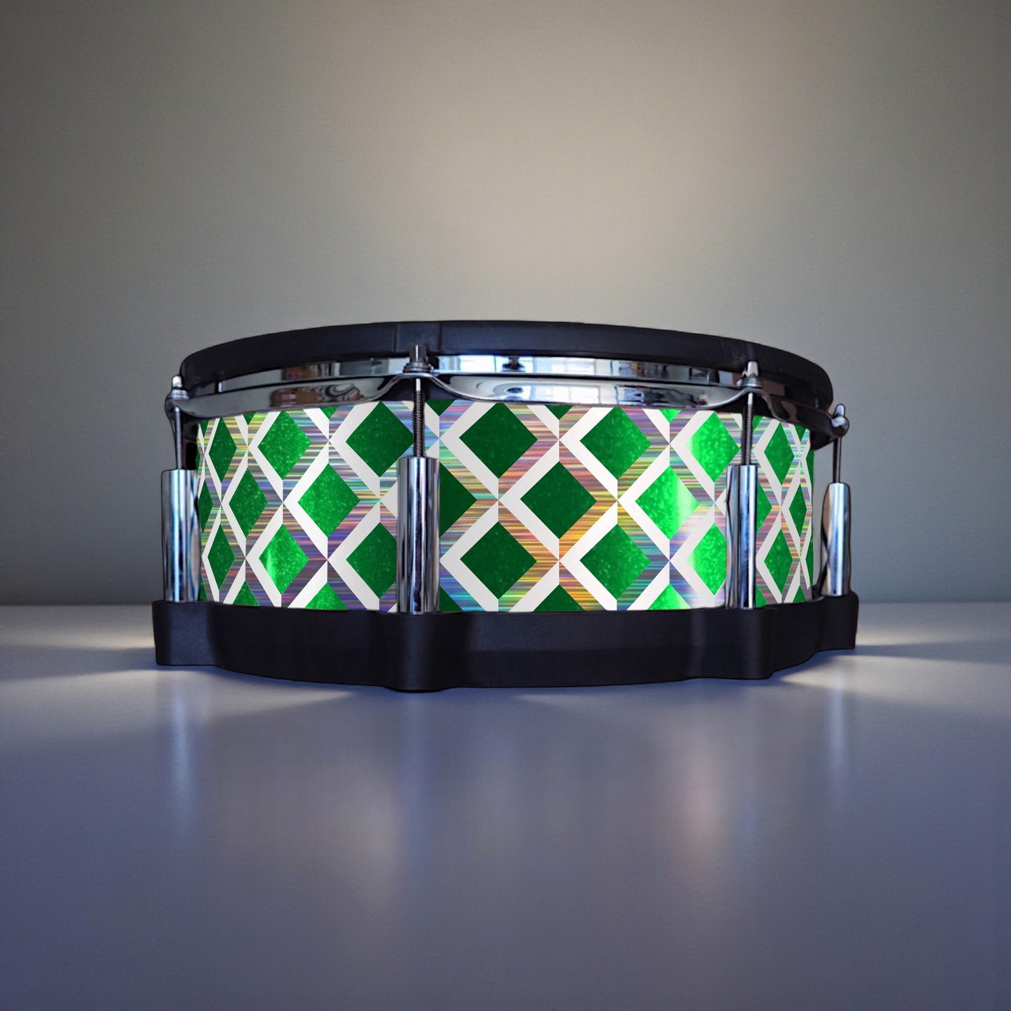 3D Tile Drum Wrap (White Base)