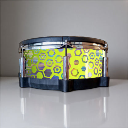 Hexagonal Fade Drum Wrap
