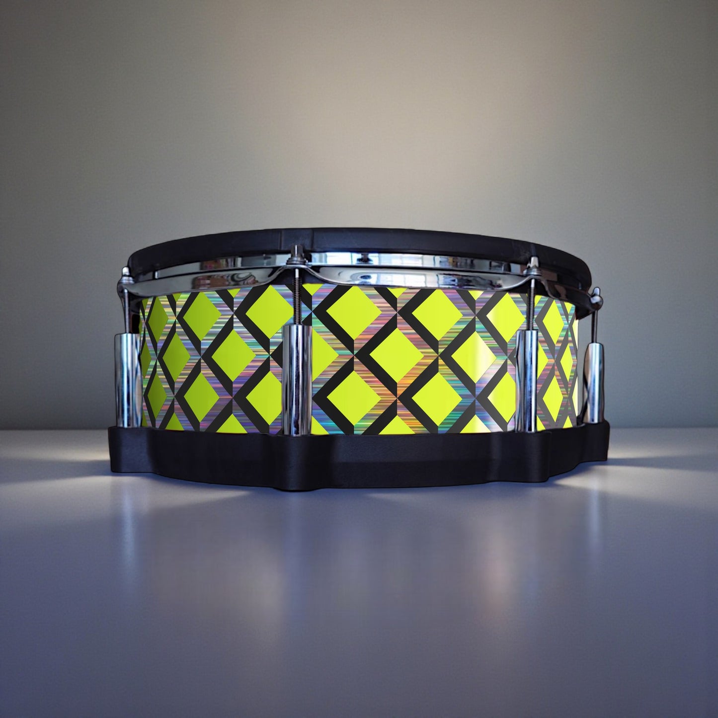 3D Tile Drum Wrap (Black Base)
