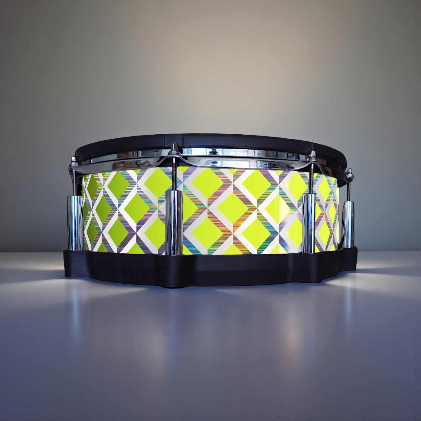 3D Tile Drum Wrap (White Base)