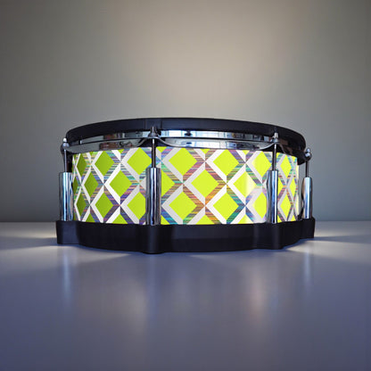 3D Tile Drum Wrap (White Base)