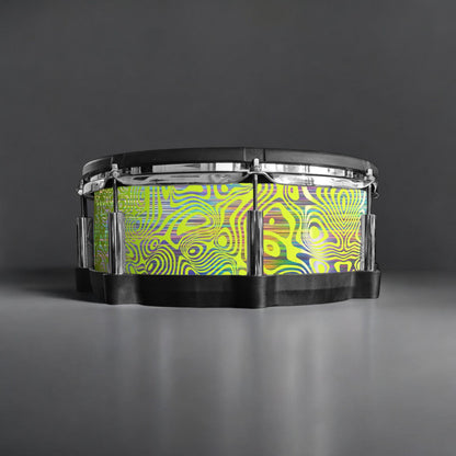 Psychedelic Swirl Drum Wrap